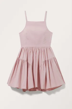 Monki Sleeveless Mini Volume Dress