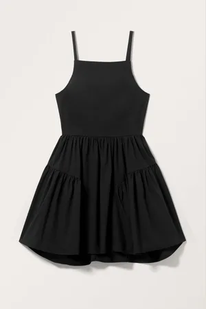 Monki Sleeveless Mini Volume Dress