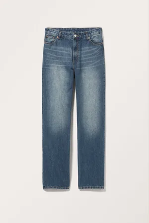 Monki Aimo Mid Straight Jeans