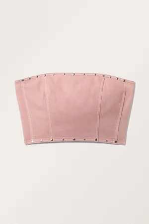 Monki Studded Tube Top