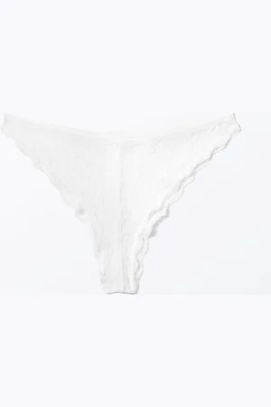 Monki High-cut lace briefs