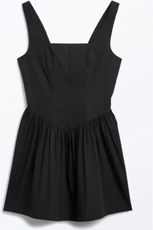 Monki Ruched sleeveless mini dress