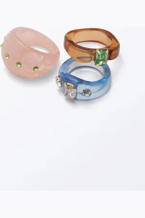 Monki 3-pack Playful Rings