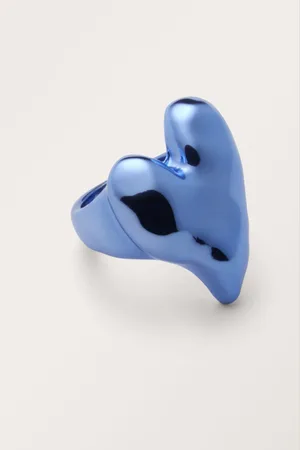 Monki Irregular Shaped Heart Ring