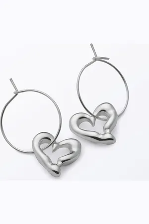 Monki Heart Love Hoops