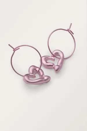 Monki Heart Love Hoops