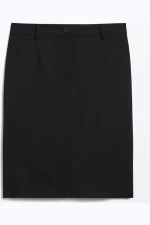 Monki Regular fit midi pencil skirt