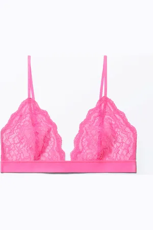 Monki Lacey Soft Lace Triangle Bra