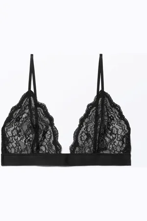 Monki Lacey Soft Lace Triangle Bra
