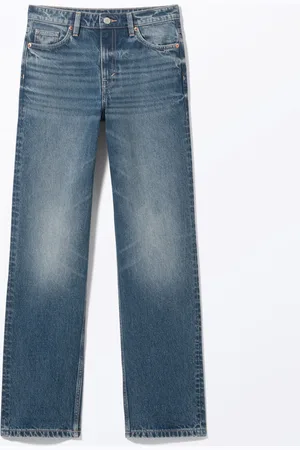 Monki Aimo Mid Straight Jeans