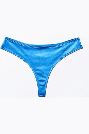 Monki Metallic Bikini Thongs