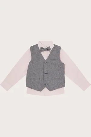 Monsoon Three-Piece Waistcoat and Shirt Set