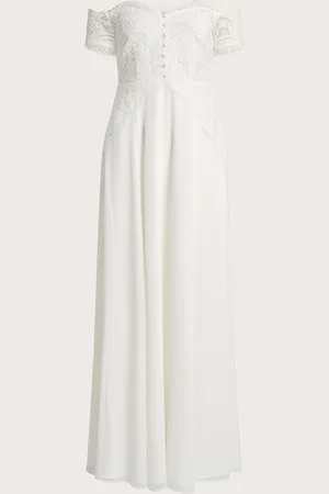 Monsoon Maddie Off-Shoulder Wedding Dress