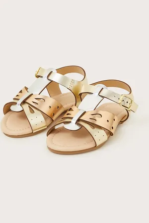 Monsoon Baby Metallic Butterfly Sandals