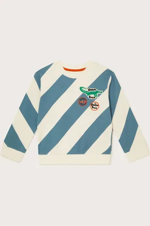 Monsoon Asymmetric Stripe Sweatshirt