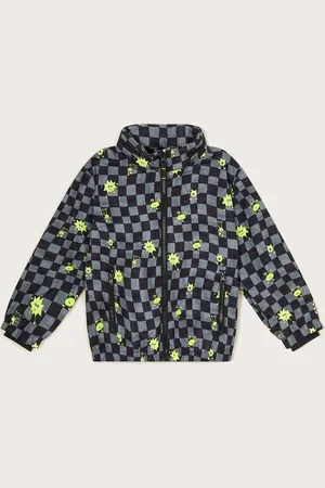 Monsoon Checkerboard Monster Windbreaker