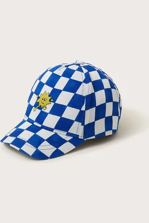 Monsoon Check Applique Cap