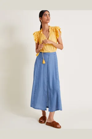 Monsoon Tierra Midi Skirt