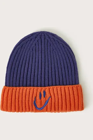 Monsoon Happy Colour Block Rib Beanie