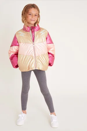 Monsoon Colourblock Metallic Puffer Jacket