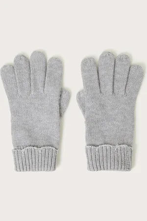 Monsoon Rosa Scallop Trim Gloves