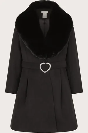 Monsoon Diamante Belt Shawl Coat