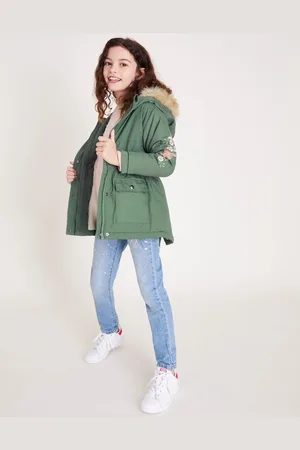 Monsoon Embroidered Butterfly Parka