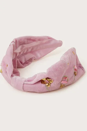 Monsoon Christmas Embellished Velvet Headband