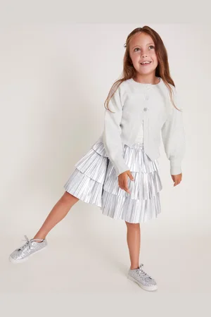 Monsoon Sequin Star Button Cardigan