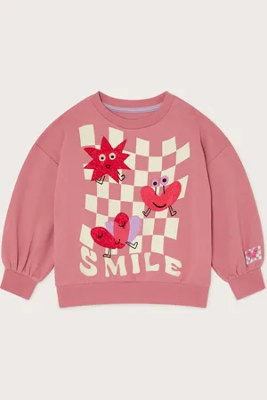 Monsoon Glow In The Dark Smile Graphic Sweatshirt