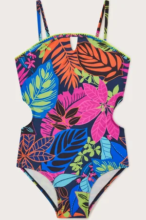 Monsoon Palm Cut-Out Swimsuit
