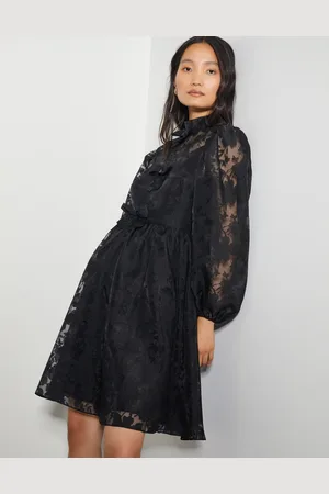 Monsoon Alba Floral Organza Mini Dress