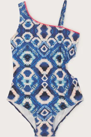 Monsoon Batik Cut-Out Swimsuit