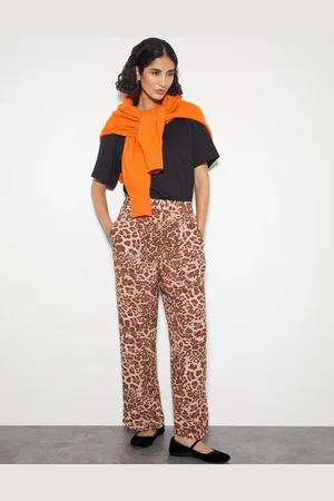 Monsoon Arielle Leopard Print Trousers
