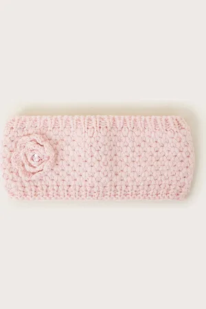 Monsoon Flower Knit Bando Headband