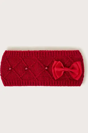 Monsoon Knit Bow Headband