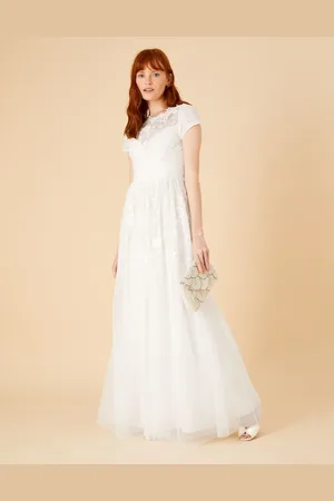 Monsoon Sylvia Embroidered Bridal Dress
