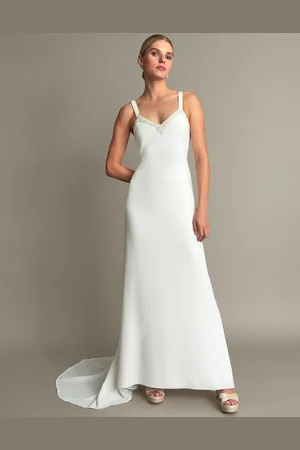 Monsoon Kate Pearl Trim Bridal Dress