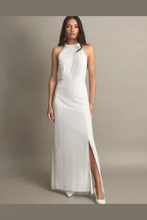 Monsoon Nikita Embellished Halter Bridal Dress