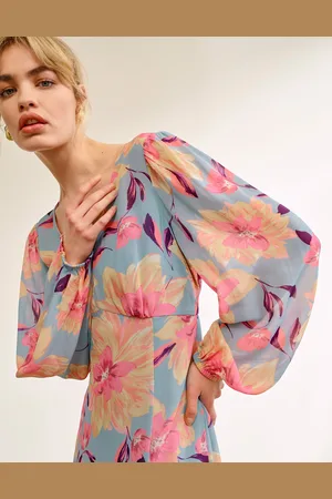 Monsoon Lilith Floral Print Dress
