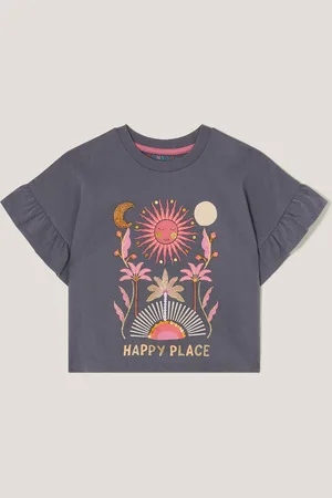 Bohemia Happy Place Frill T-Shirt