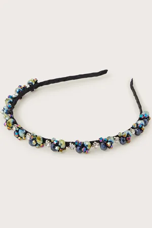 Monsoon Jet Embellished Jewel Headband