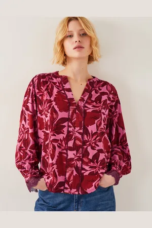 Monsoon Aimee Floral Print Jersey Blouse