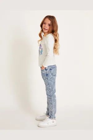 Monsoon Rhinestone Unicorn Straight Jeans