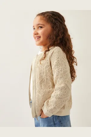 Bohemia Crochet Bomber Jacket