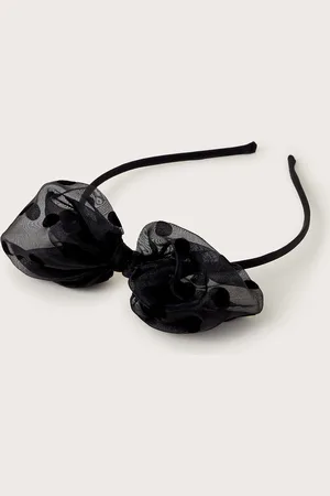 Monsoon Polka Dot Puff Bow Headband