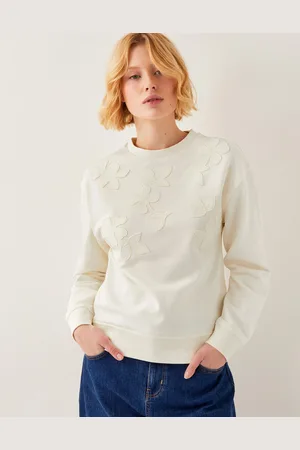 Monsoon Abi Floral Applique Sweatshirt