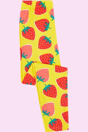 Frugi Libby Strawberry Printed Leggings
