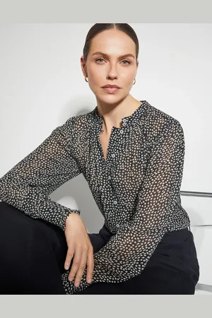 Monsoon Arielle Sheer Ditsy Floral Blouse