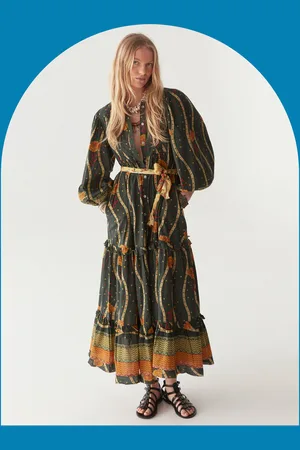 MAISON HOTEL Raphaelle Floral Maxi Dress